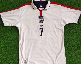 【USED】 UMBRO ENGLAND Soccer Shirt England Red Umbro Alan Shearer Authentic 2006 Soccer Jersey