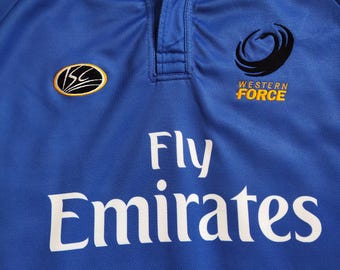 Vintage Western Force ISC Super 14 Rugby Australia Short Sleeve