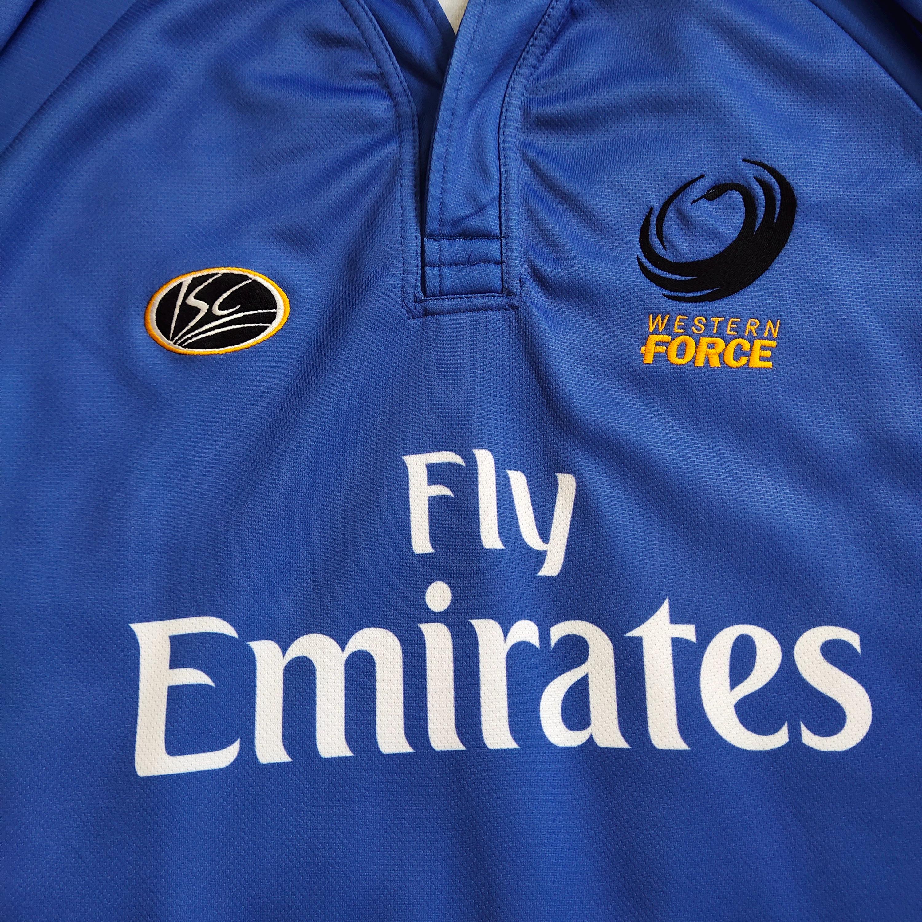 Vintage Western Force ISC Super 14 Rugby Australia Short Sleeve