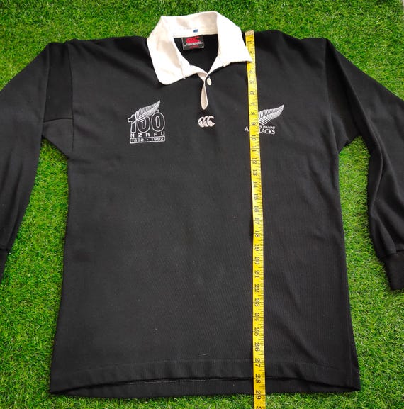 RARE Vintage 90s Canterbury New Zealand All Blacks Rugby Long