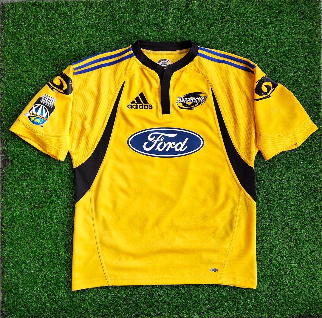 Vintage DISTRESSED Hurricanes Rugby Short Sleeve Jersey Hurricanes ...