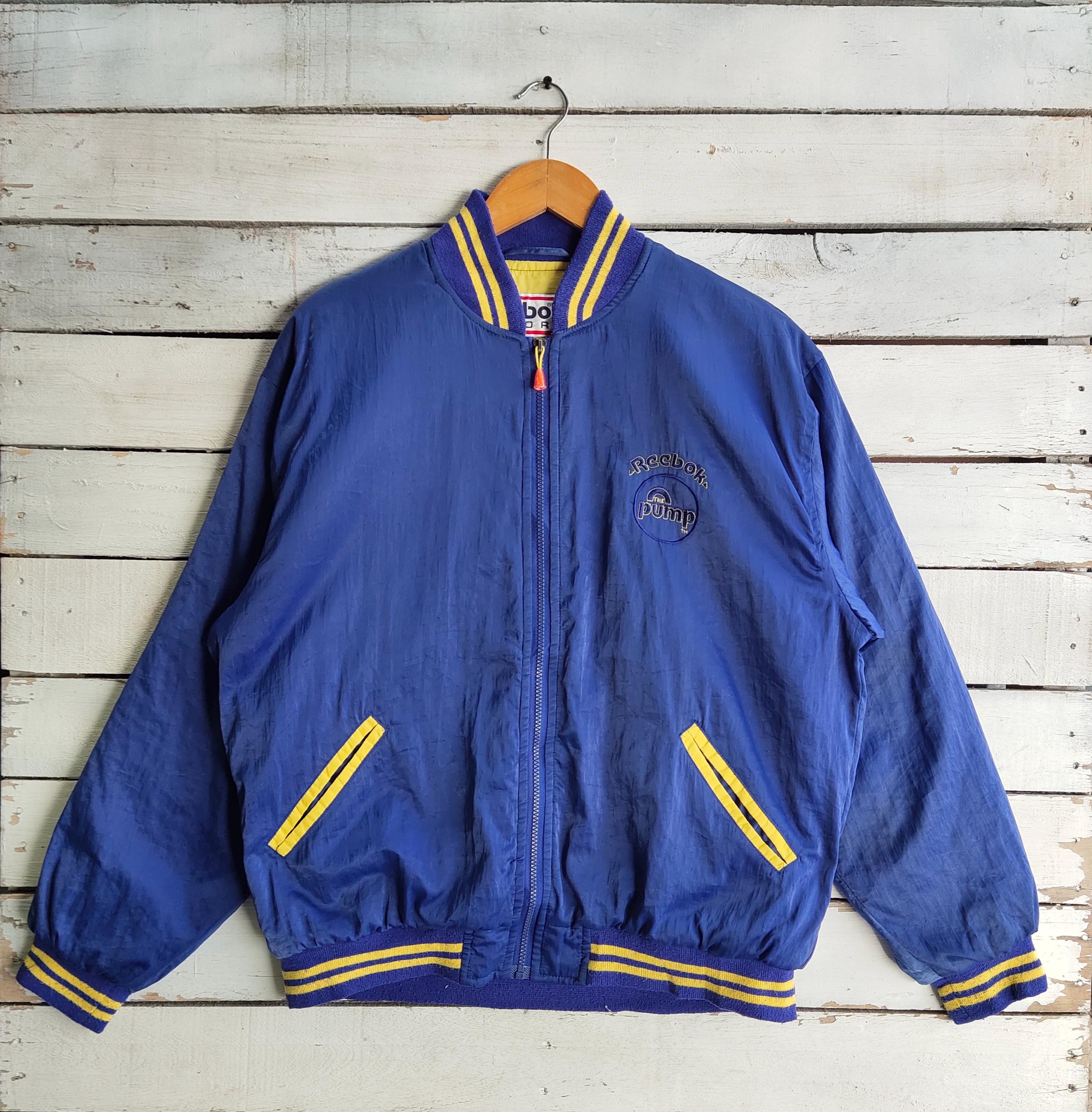 Vintage 90s DISTRESSED Reebok the Pump Jacket Reebok Full Zip 