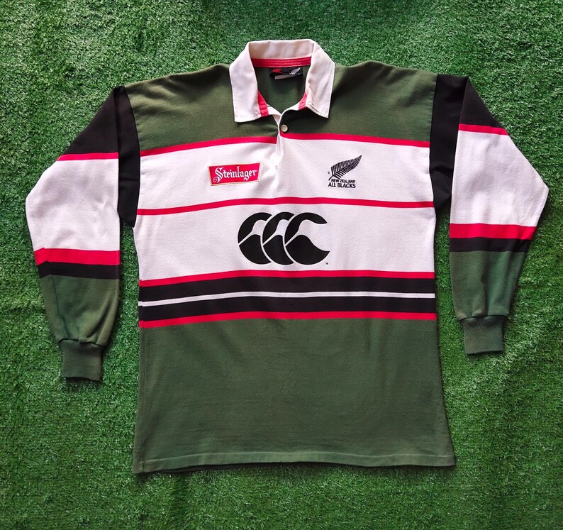 RARE Vintage 90s DISTRESSED Canterbury New Zealand All Blacks ...