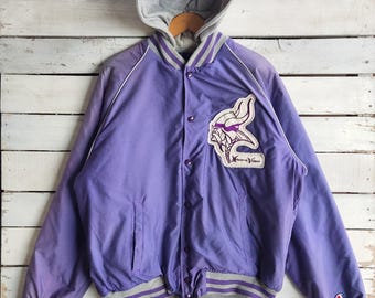 Vintage 80s DISTRESSED Minnesota Vikings Football by Champion