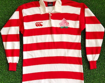RARE Vintage 90s Canterbury New Zealand Japan Sakura Rugby Short