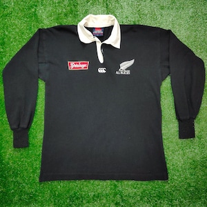 ニュージーランド　オールブラックス Steinlager ラガーシャツ S All Blacks Steinlager Jersey - Etsy