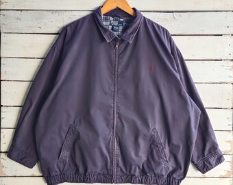 Vintage 90s Polo Ralph Lauren Harrington Jacket Polo Full Zipper