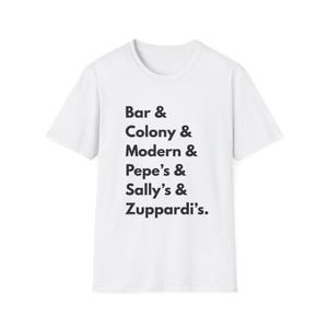 New Haven Apizza Lovers T-Shirt | Classic New Haven Pizza Typography Tee | Bar Coloney Modern Sallys Frank Pepe Zuppardis | Pizza Lover Gift