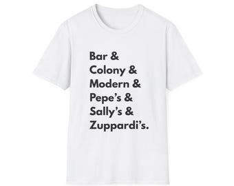 New Haven Apizza Lovers T-Shirt | Classic New Haven Pizza Typography Tee | Bar Coloney Modern Sallys Frank Pepe Zuppardis | Pizza Lover Gift