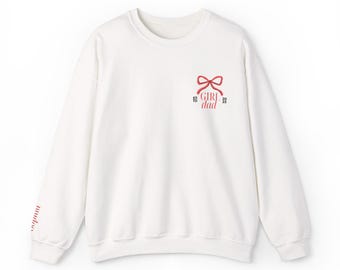 Cute Gift Sweatshirt, Cozy Crewneck Pullover, Perfect for Friends, Birthday Present, Casual Wear, Valentine's Day Apparel