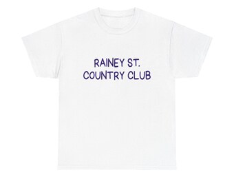 Rainey St. Country Club T-Shirt | King of the Hill Gift | Retro TV Show Tee | Cotton Unisex Shirt | Hank Hill Lover Gifts | RSCC Golf Tee