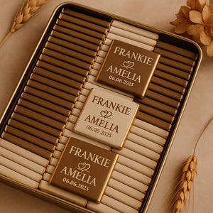50 Pcs Wedding Chocolate, Wedding Chocolate Favors, Customized Chocolate, Wedding Favors, Engagement Chocolate, Favors For Guests00