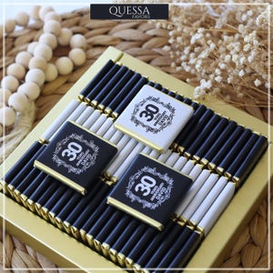 30th, 40th, 50th, 80th, 70th, 90th, 100th Birthday Party Favor, Adult Party Favors, Anniversary Chocolates, Birthday Party Chocolate Favors