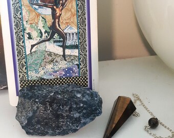 Natural Stone Card Holder: Crystal Photo Display - Good Vibes Decor