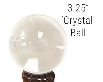 Crystal Clear Gazing Ball | 3.25" Orbs