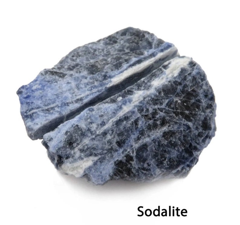 Natural Stone Card of the Day Holder Howlite Obsidian Orange Calcite Quartz Rose Quartz Sodalite Sacred Space Decor image 8