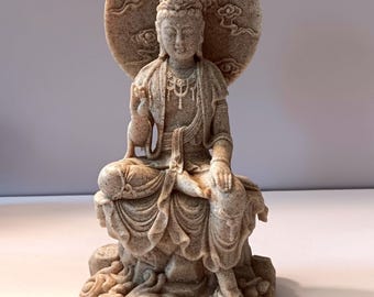 Kwan Yin Figurine: Bodhisattva of Compassion, Garden Decor