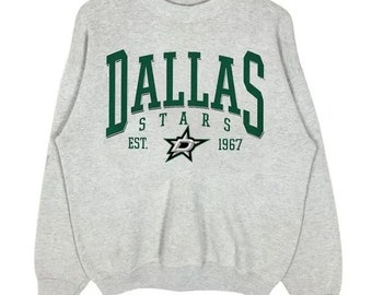 Vintage Dallas Hockey-Sweatshirt, Dallas Hockey Rundhalsausschnitt, Dallas Hockey Hoodie, Dallas Hockey-Shirt, Hockey-Fan Geschenke