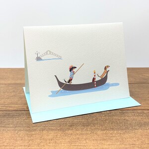 Dachshunds en góndola - Tarjetas de notas (juego de 10)