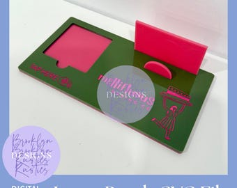 Card Reader Stand SVG: Business Card Holder, Market Display, Glowforge Files (Digital Download)