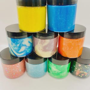 Small Playdough Jar, Sensory Dough SURPRISE Jars, Playdough Kit, Playdough Refill, Playdough, Playdoh, Play Dough, Play Doh, Playdoh Jars