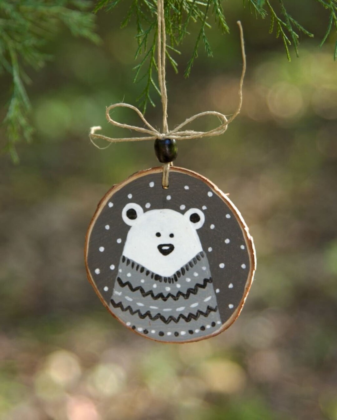 Polar Bear Wood Slice Ornament Handcrafted Holiday Decor Etsy polar-bear-wood-slice-ornament-handcrafted-holiday-decor-etsy