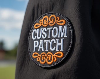 Custom Embroidered Patch: Personalized Iron-On or Sew-On Design