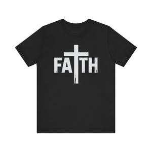 T-shirt christelijk geloof | Schriftontwerp T-shirt met korte mouwen