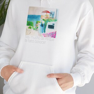 bad bunny un verano sin ti merch Unisex Hoodie, Watercolor Cozy Sweatshirt, Puerto Rico, Perfect Gift for Reggaeton Lovers