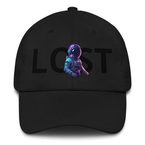 Lost Astronaut Snapback Hat | Galactic Streetwear Style | Space Cosmonaut Cap with Minimalist Design & Adjustable Strap