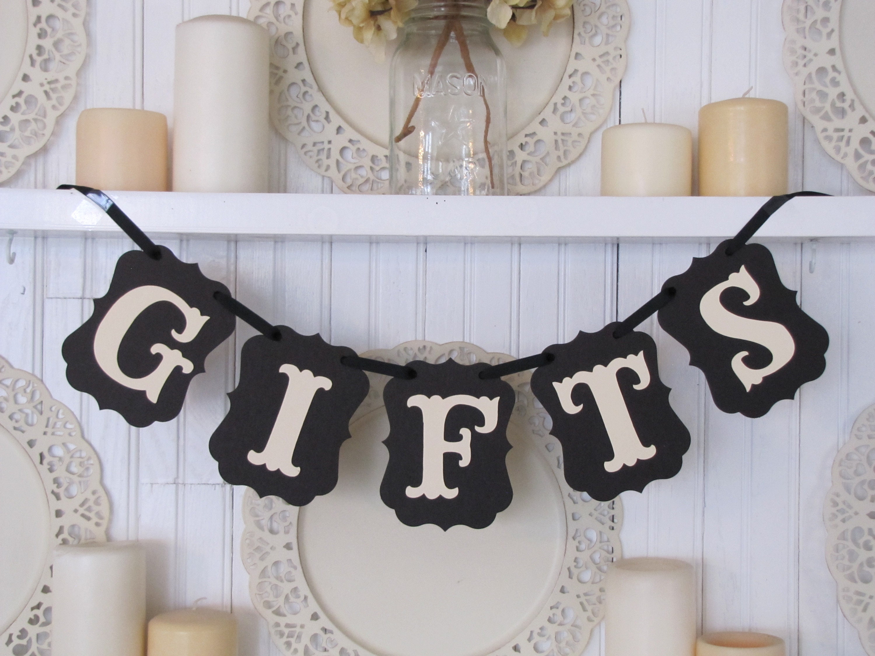 GIFTS Banner Wedding Gift Banner Wedding Decoration Etsy