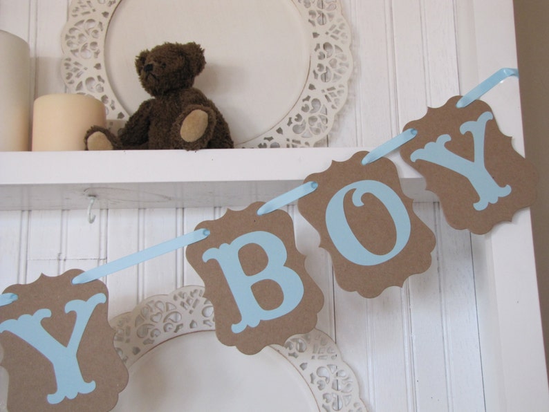 SWEET BABY BOY  Banner Baby Boy Decoration Baby Boy Shower Decoration Baby Boy Banner It/'s a Boy Sign