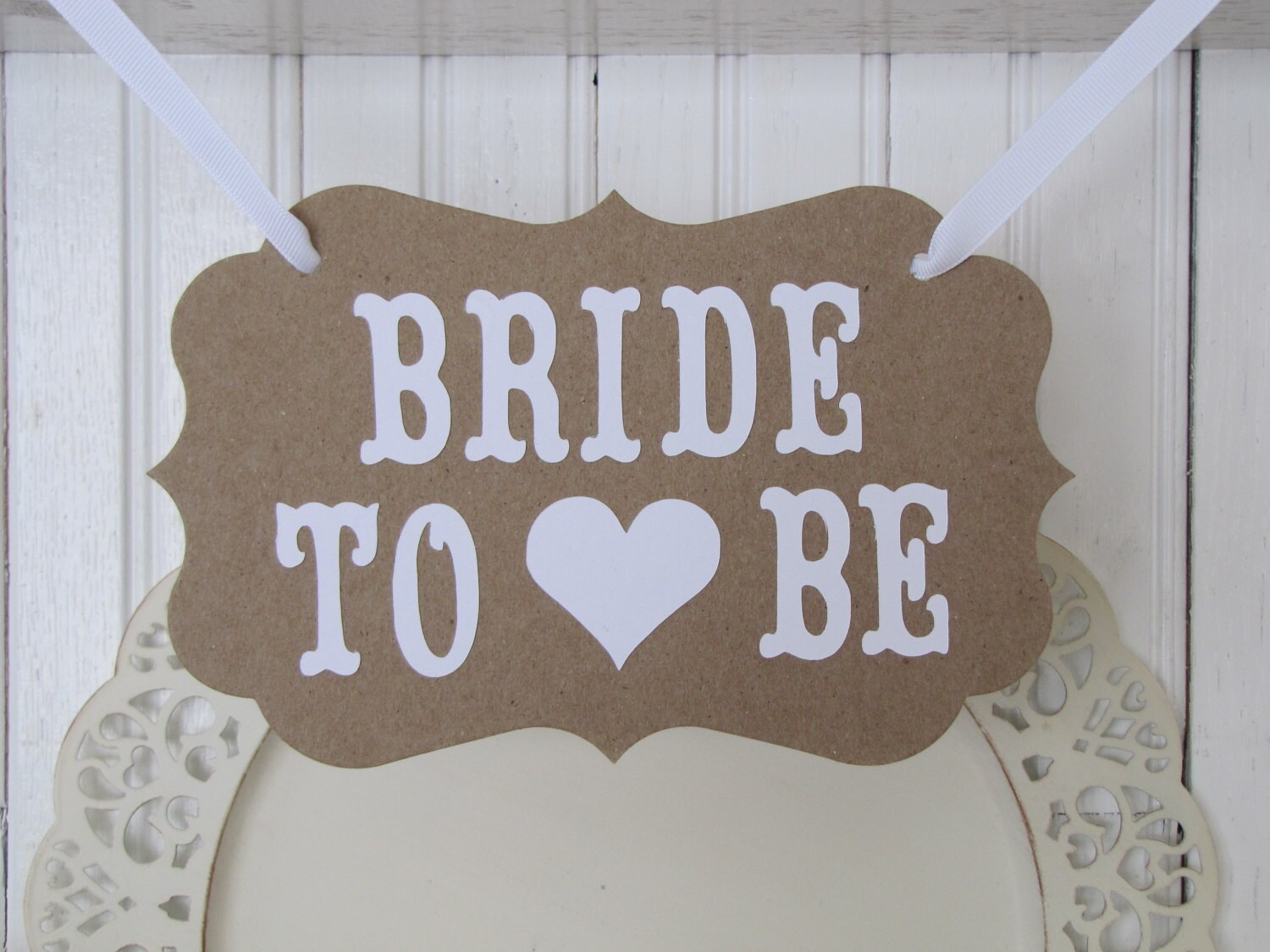 BRIDE TO BE Banner for Bridal Showers Bridal Chair Sign Etsy