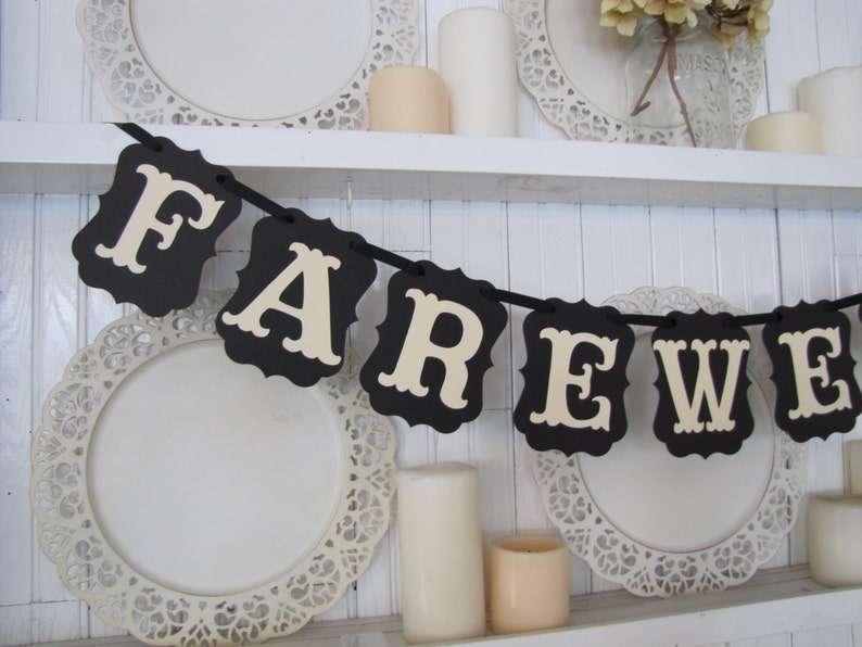 FAREWELL Banner Good bye banner Farewell sign Missionary | Etsy