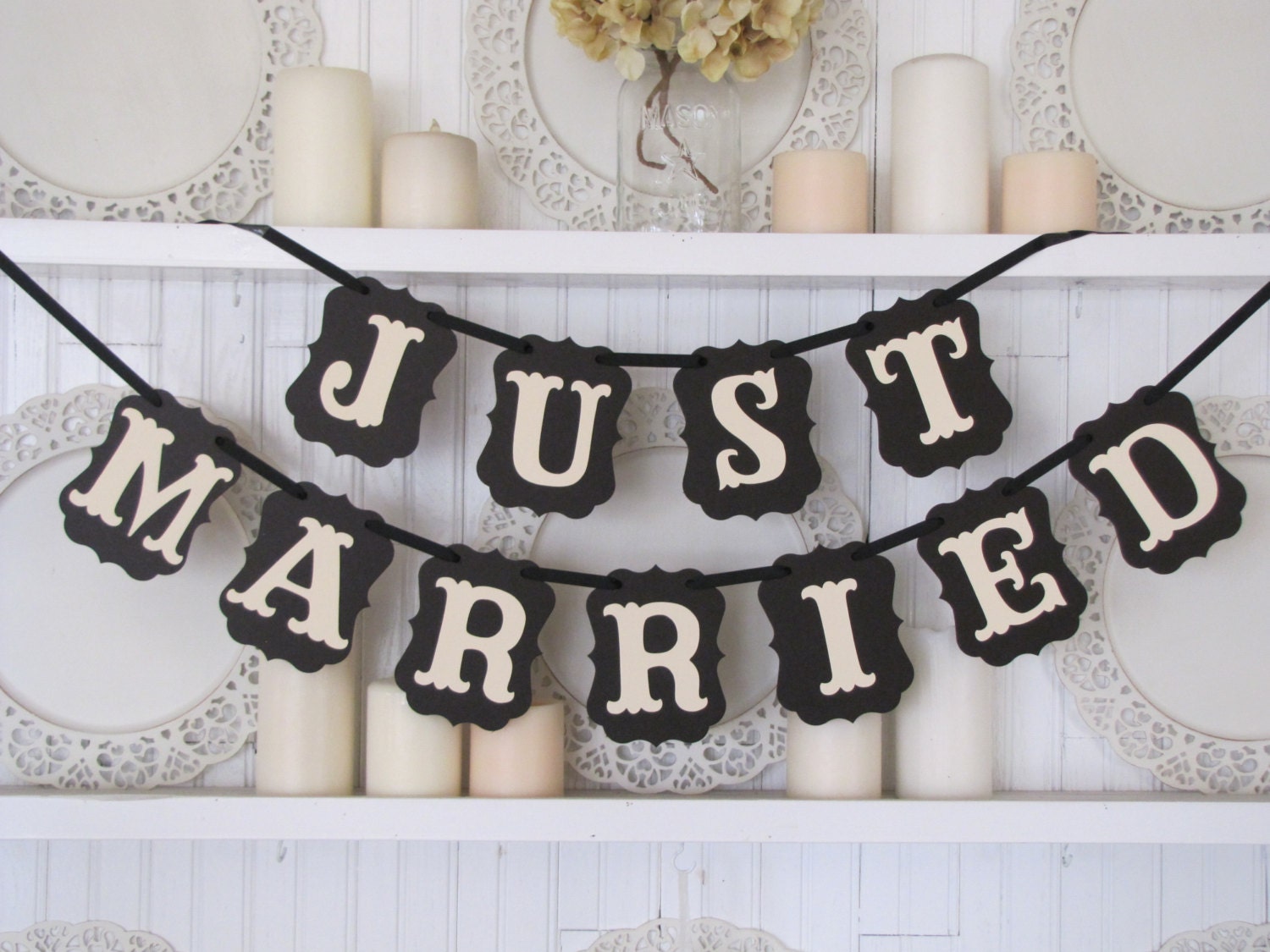 JUST MARRIED Wedding Banner Wedding Sign Just Married Car - Etsy Australia