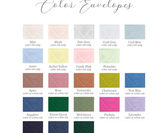 Color Envelope Upgrade | with purchase only