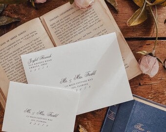 Envelope Address Printing Upgrade | with purchase only