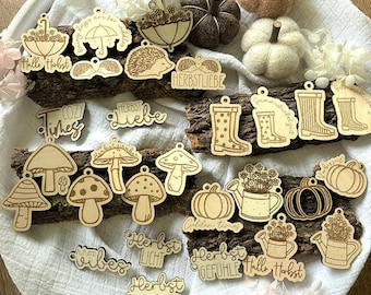 XXL SVG file Autumn pendant/ Laser file Autumn/ Gift tag/ Pendant file/ Commercial license