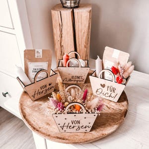 SVG Bundle Handtasche/ Laserdatei Box als Handtasche/ Handtaschenbox/ Box für Geschenk/ Laserdatei Geschenkbox/ Mitbringsel/ kommerz. Lizenz