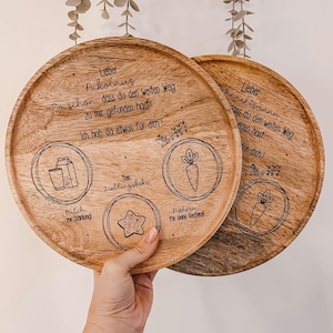 Laser file Santa Claus plate / square & round / SVG file Santa Claus / laser cut / SVG file Christmas / Santa Claus / Christ Child / commercial license