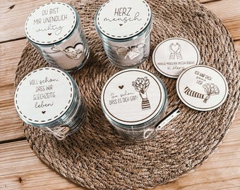 SVG/ loving sayings/ candle jar lid/ laser file love/ family/ friends/ loving message/ storage jar/ lid designs/ commercial license