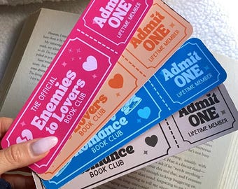 Bookclub Bookmarks: Printable Trope Bookmarks (Set of 5 Digital Download)