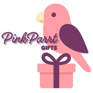 Pink Parrot Digital Download | Cute Parrot PNG Clipart | Tropical Bird Illustration | Printable Art | Instant Download