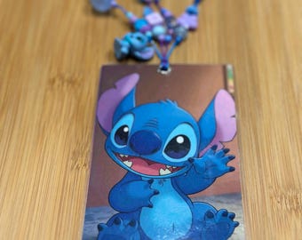 Stitch Inspired Bookmark with Beads