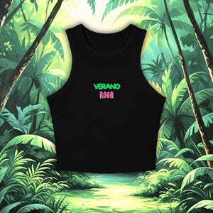 Verano Rosa - Karol G - Tank Top - Perfect for Beach Days, Casual Outings, Gym, Festivals, Travel - Tropicoqueta - Ferxxo - Latin