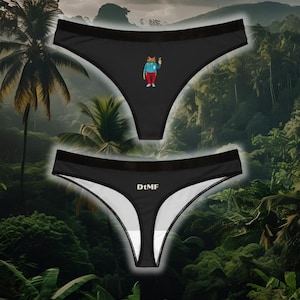 Concho - DTMF - Thongs, Fun Lingerie,Everyday Comfort, AOP Underwear- Latina-Frog-Debi tirar mas fotos-Bad b.-Latina pride