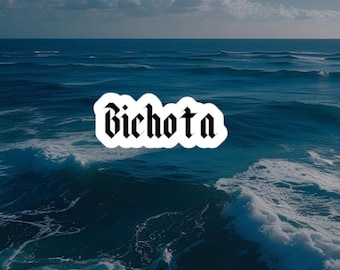 Bichota Latina Kiss-Cut Sticker: Trendy Vinyl Decal for Laptop, Water Bottle