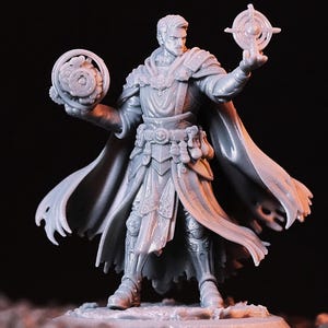 Handwerker-Abenteurerminiatur: D&D, Pathfinder, Fantasy 3D gedruckte Miniatur aus Resin