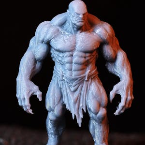 Goliath miniature D&D, Pathfinder, Fantasy 3d printed resin miniature