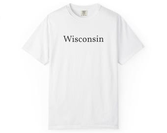 Koszulka z tekstem Wisconsin | Koszulka State Pride